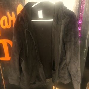 Fleece full zip hoodie